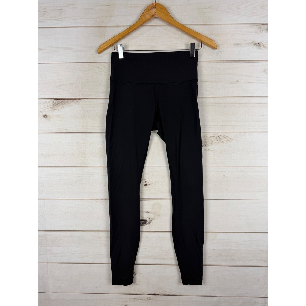 Lululemon Align High Rise Leggings 25 Black Nulu Yoga Pants W5BP4S Size 6